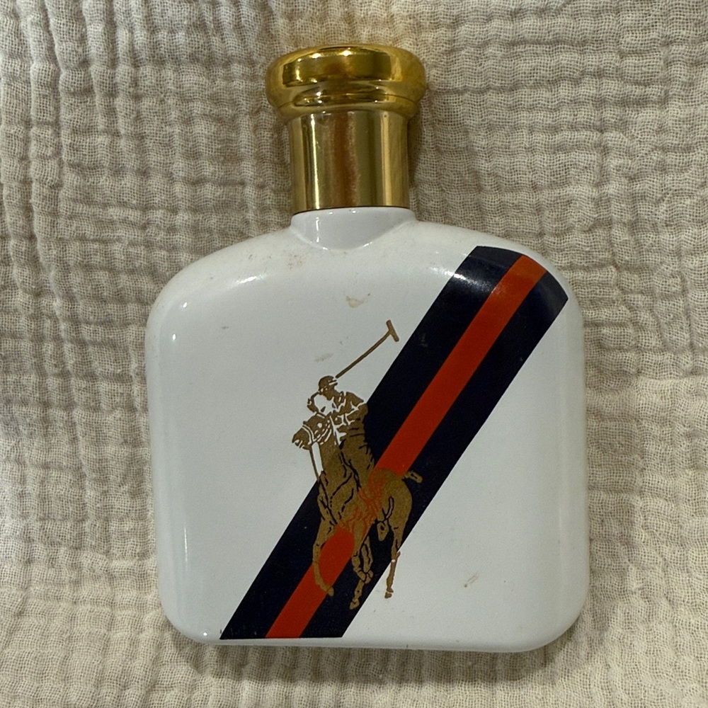 Vintage Ralph Lauren Polo cologne bottle empty late 2000s-2015. Still has scent